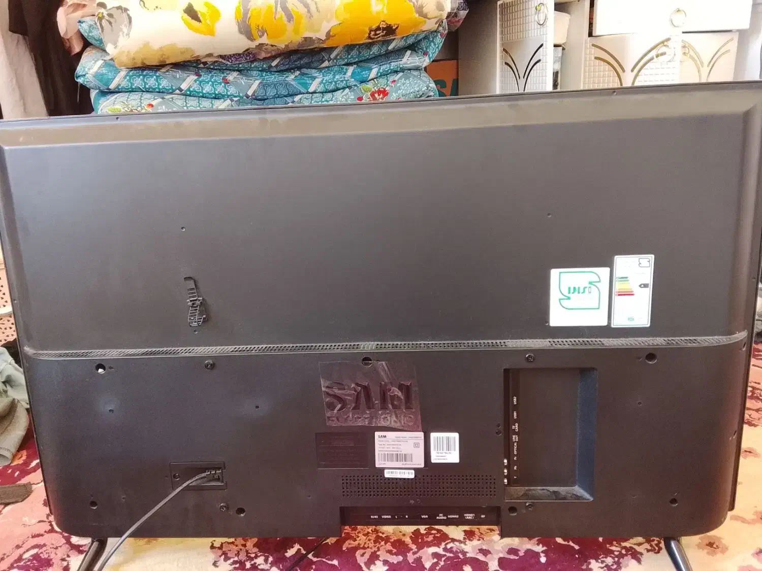 یک تلویزیون مارک سام 43اینج بفروش میرسه|تلویزیون و پروژکتور|دهدشت, |دیوار