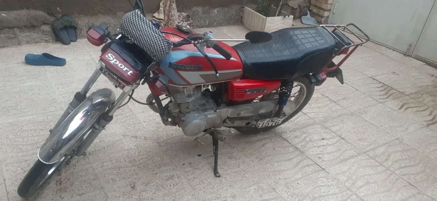 موتور ۱۲۵ مزاید مدل ۸۶|موتورسیکلت|قزوین, |دیوار