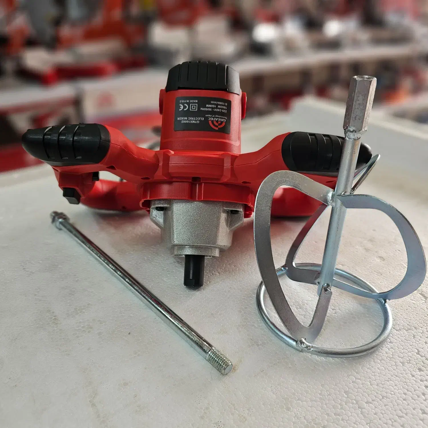 همزن صنعتی /میکسر گیربکسی 1800 وات دیمردار گریتک|ابزارآلات|اصفهان, فجر|دیوار