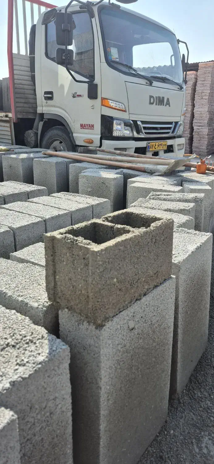 بلوک سیمانی  ۳۰×۱۵ ساده و تقویتی|مصالح و تجهیزات ساختمان|اهواز, کمپلو جنوبی|دیوار