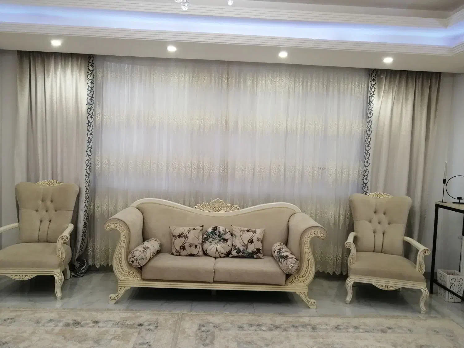 پرده پذیرایی|پرده، رانر، رومیزی|محمدشهر, سیدآباد|دیوار