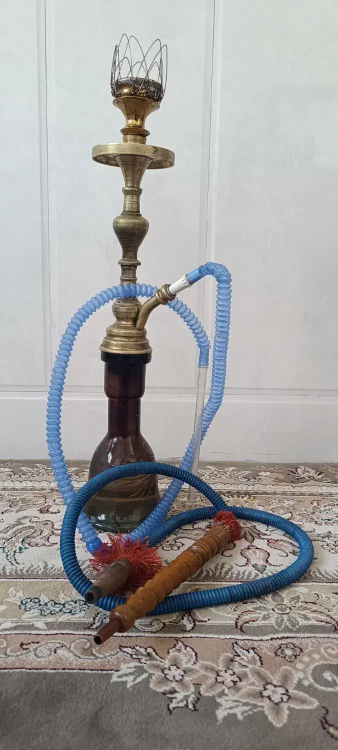 قلیان تنه برنجی اصل|کلکسیون و سرگرمی|الیگودرز, |دیوار