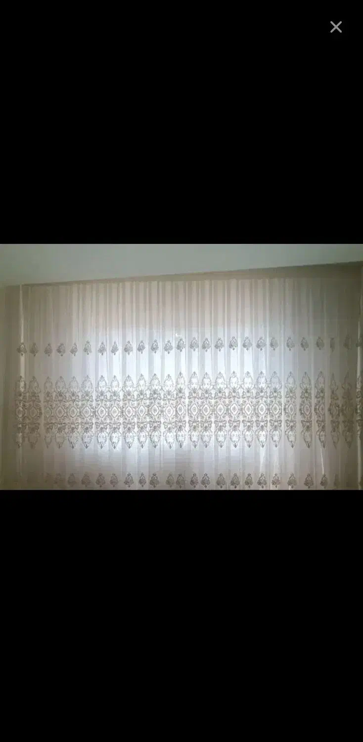 پرده شیک و تمیز و سالم|پرده، رانر، رومیزی|قم, چهل درخت|دیوار