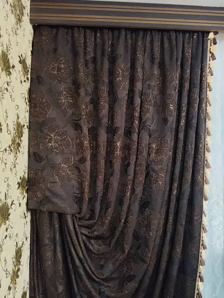 پرده کلاسیک به همراه کتیبه|پرده، رانر، رومیزی|محمدشهر, محمدشهر|دیوار