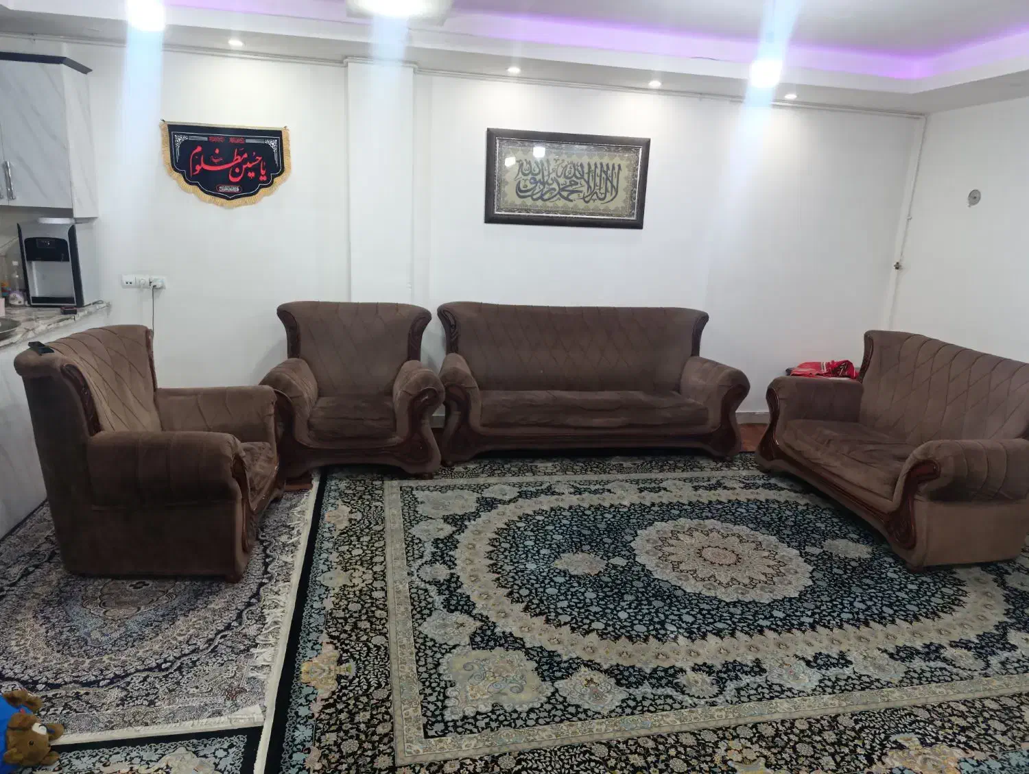 مبل هفت نفره موجوده|مبلمان خانگی و میز عسلی|اهواز, فولادشهر|دیوار