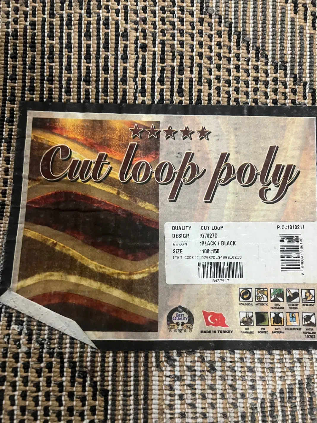 قالیچه ۱ در ۱/۵ در حد نو|فرش|تهران, باغ فیض|دیوار