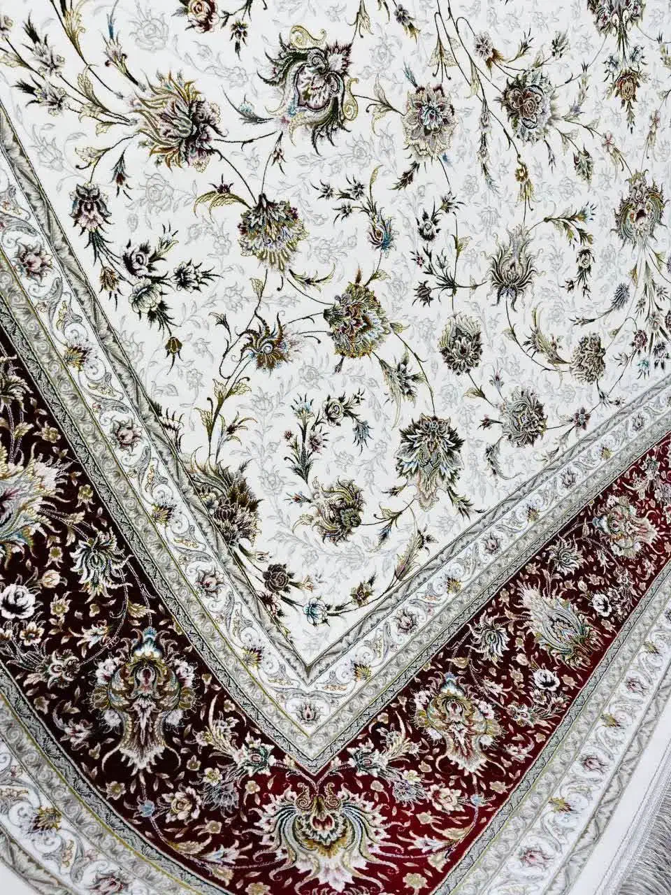 فرش نگین به قیمت عمده از کارخانه|فرش|کاشان, راوند|دیوار