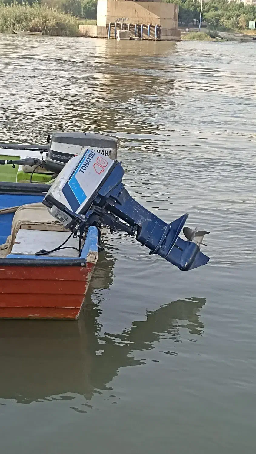 2عدد موتور40توهاتسو تمیز|قایق و سایر وسایل نقلیه|اهواز, نیوساید|دیوار