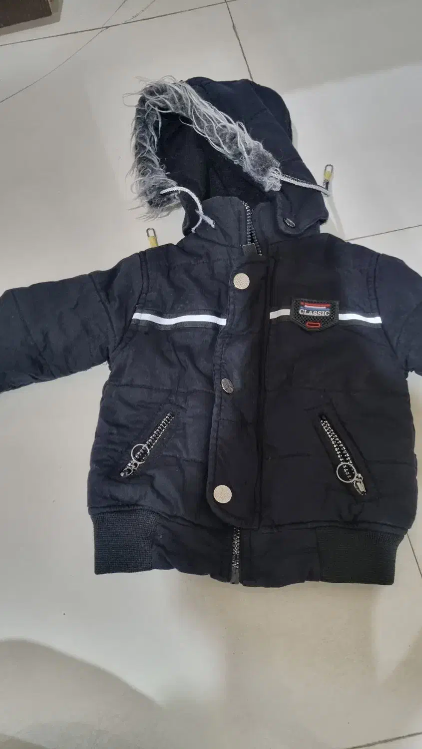 کاپشن و شلوار پسرانه|کفش و لباس بچه|مشکیندشت, |دیوار