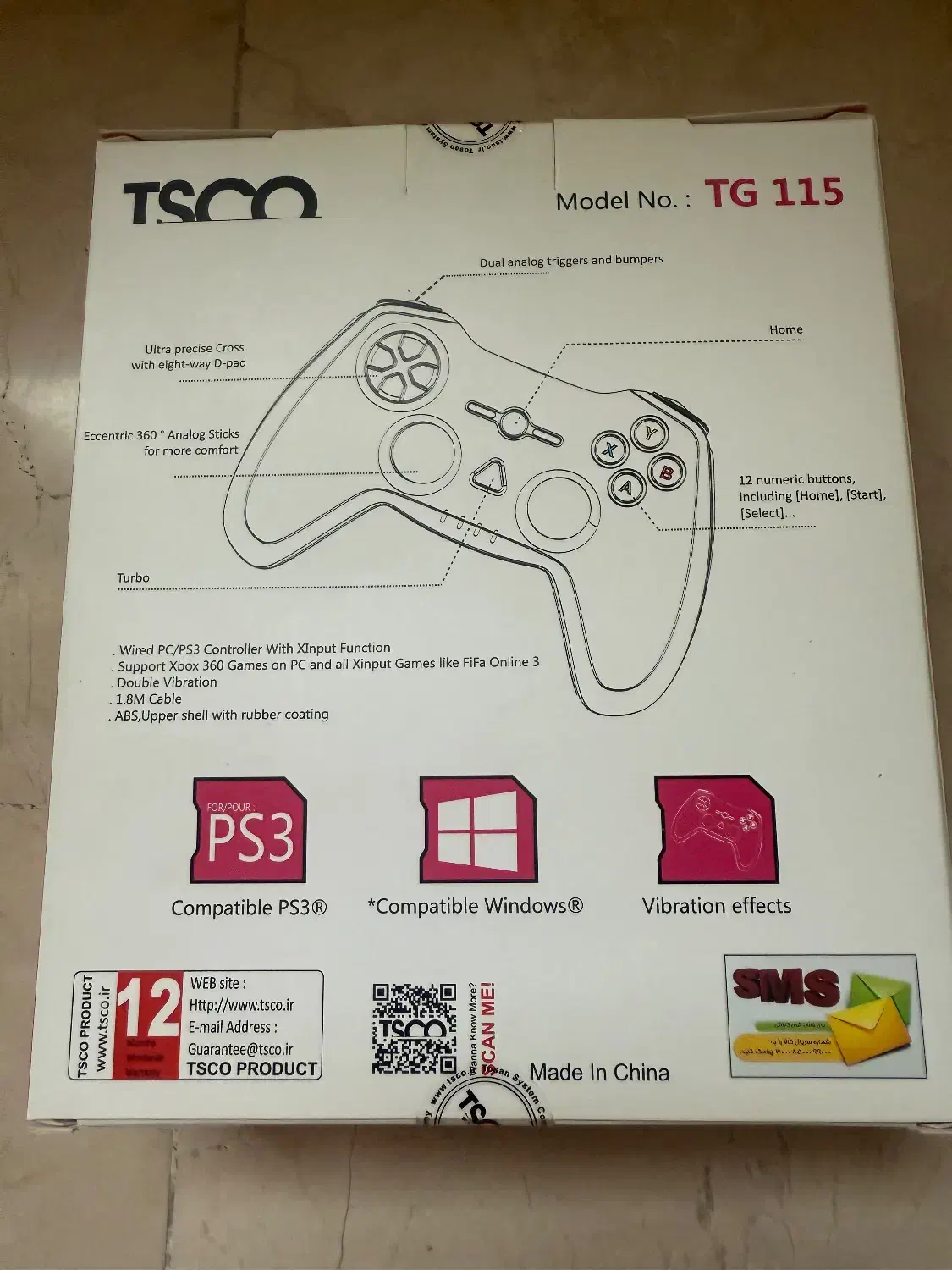 دسته بازی تسکو مدل TG 115|کنسول، بازی ویدئویی و آنلاین|تهران, پاسداران|دیوار