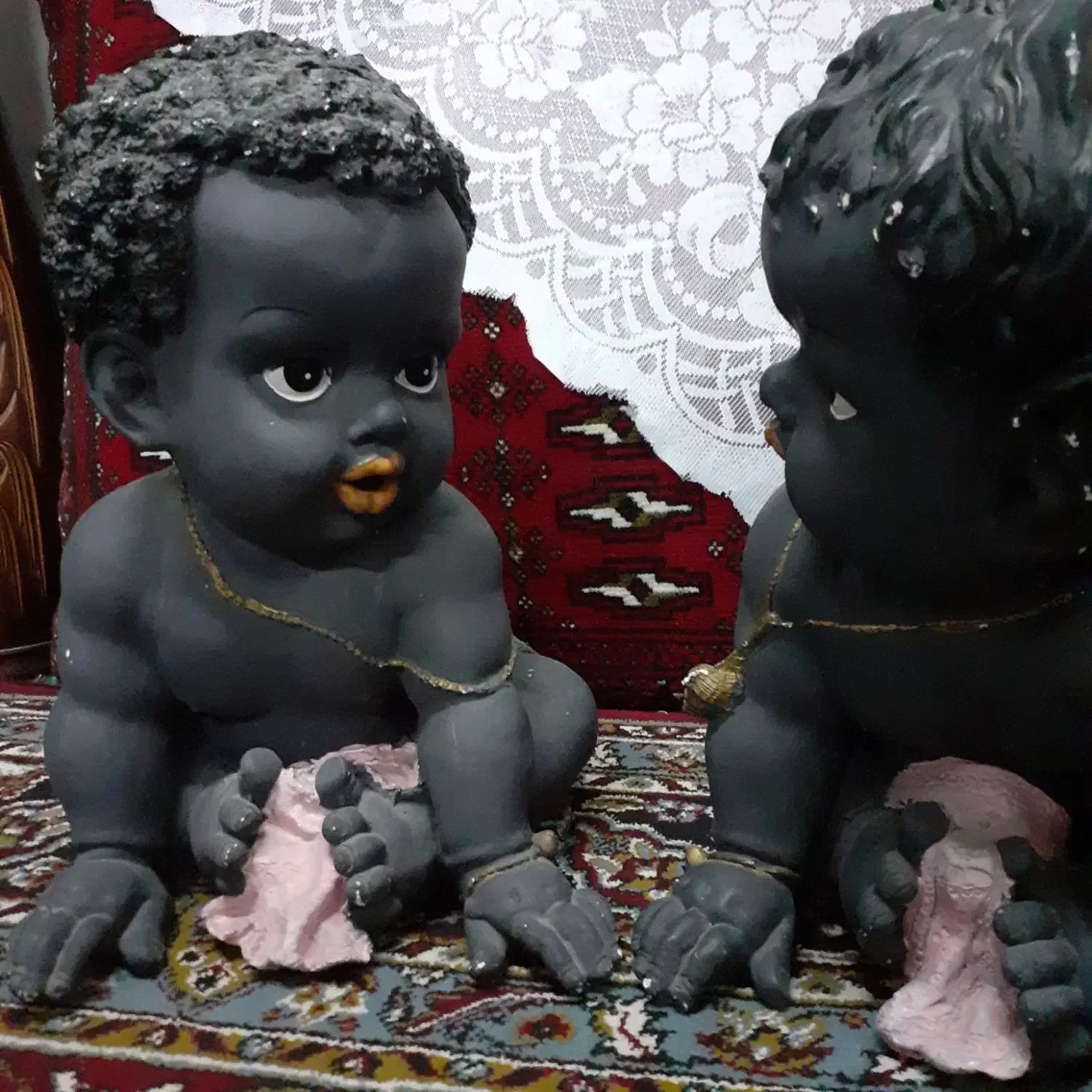 مجسمه سیاه پوست ها|مجسمه، تندیس، ماکت|لنگرود, |دیوار