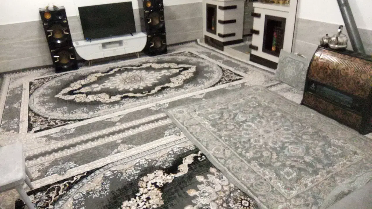 دو عدد قالی ۱۲ متری|فرش|زاوه, |دیوار