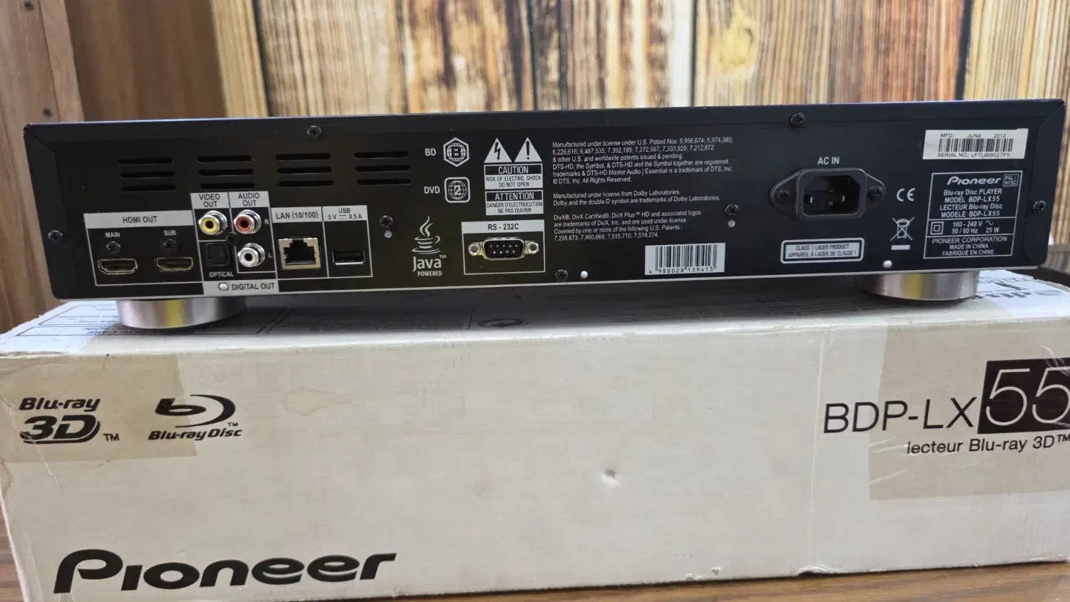 بلوری پایونیر BLU-RAY PIONEER|پخشکننده DVD و ویدیو|کرج, باغستان|دیوار