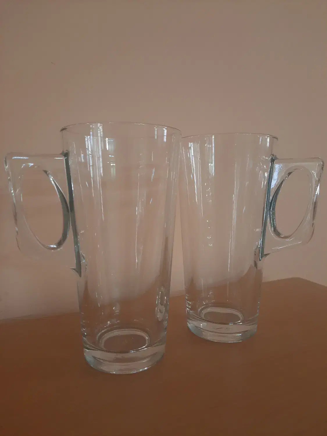 لیوان شیشه ای دسته دار|ظروف سرو و پذیرایی|شیراز, حومه شیراز|دیوار