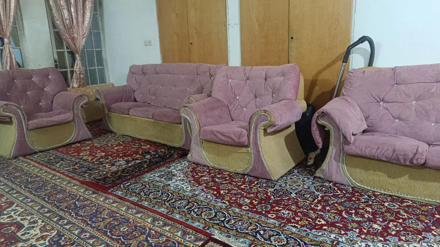 مبل هفت نفره|مبلمان خانگی و میز عسلی|قم, در بهشت|دیوار