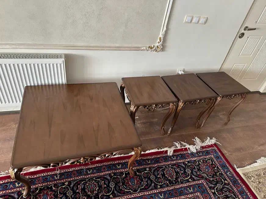 میز عسلی ۴ تیکه نو نو|مبلمان خانگی و میز عسلی|زنجان, |دیوار