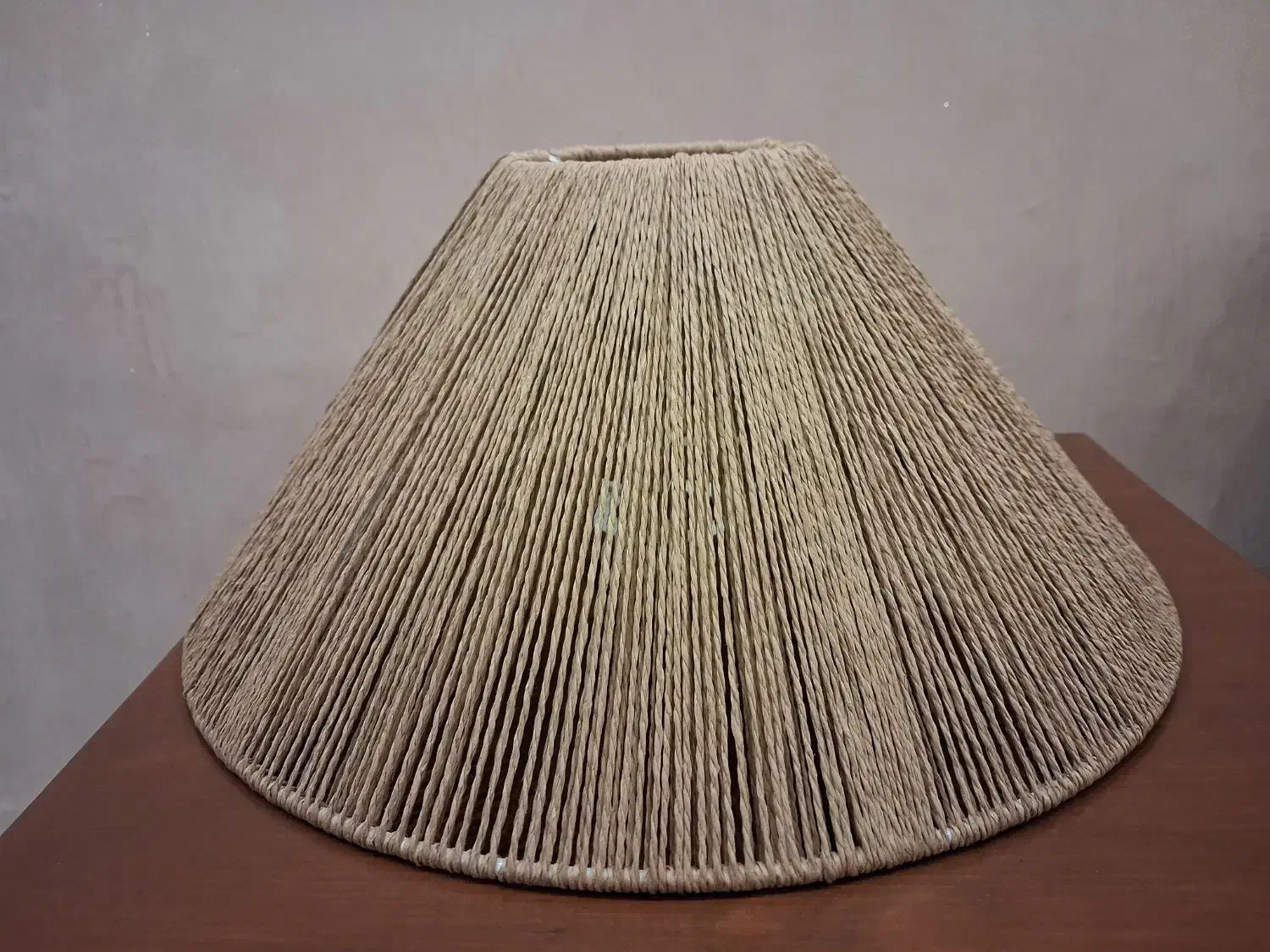 شید آباژور رافیا قابل اجرا در رنگ متنوع|چراغ خواب و آباژور|رشت, نیکمرام|دیوار