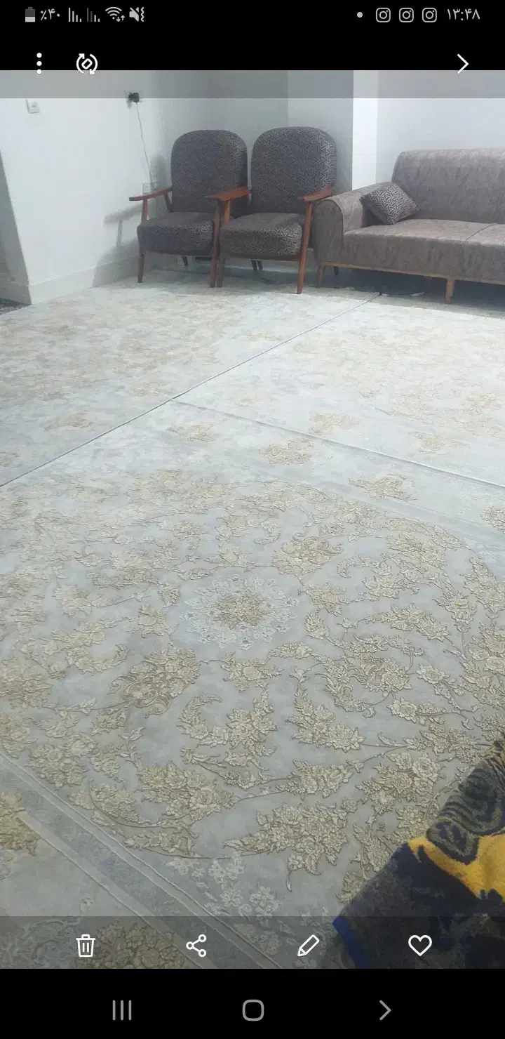 ۳ عدد فرش ۶ متری نونو تازه خریدم ۱۲۰۰ شانه|فرش|ساوه, |دیوار