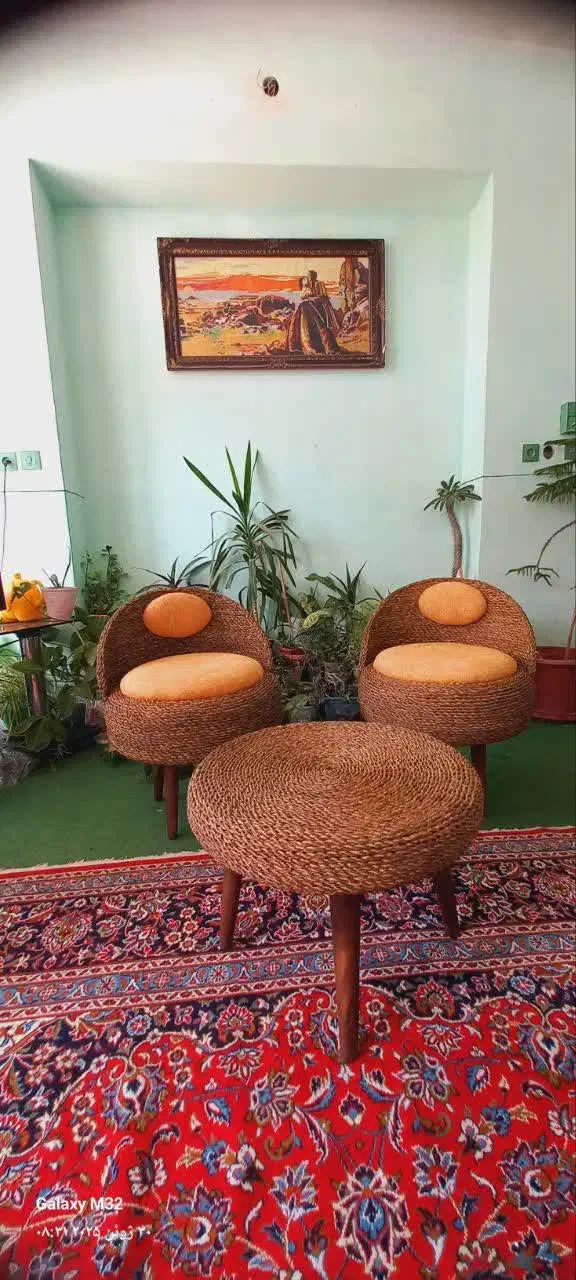 مبل ومیز نهار خوری حصیری|مبلمان خانگی و میز عسلی|خمینیشهر, |دیوار