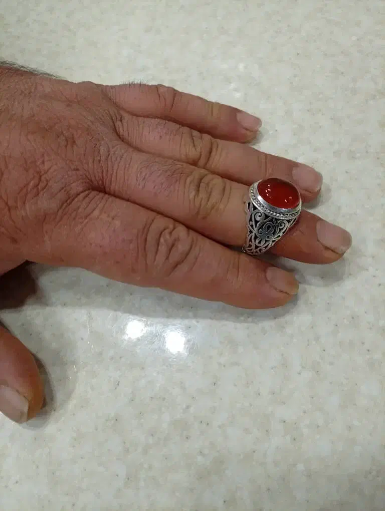 انگشتر فیروزه و عقیق یمنی|جواهرات|اندیشه, شهرک کوثر|دیوار