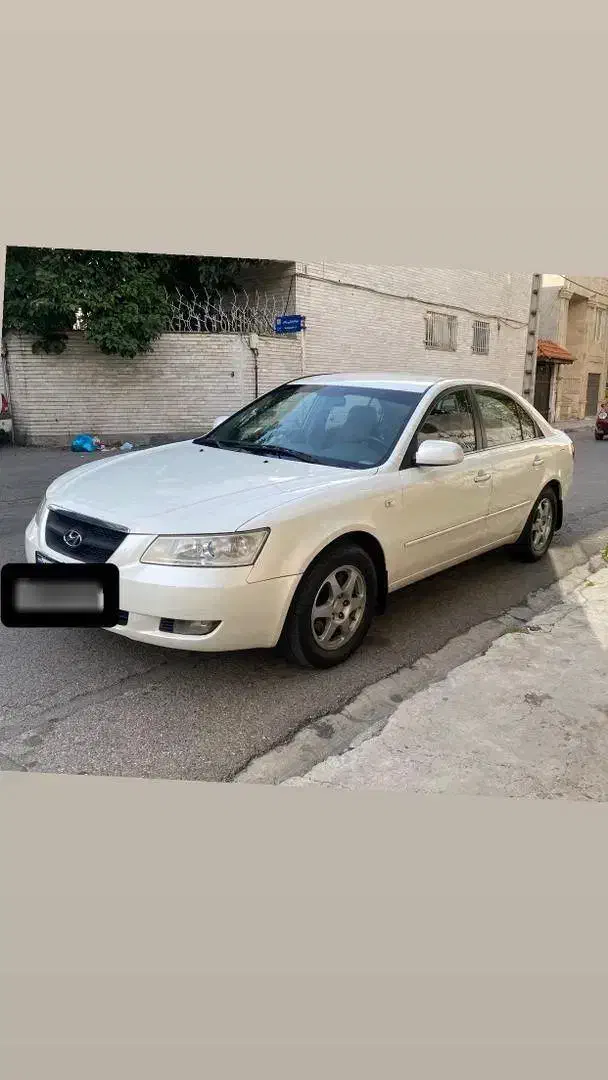 سوناتا سفید صدفی مدل ۲۰۰۷|خودرو سواری و وانت|گنبد کاووس, |دیوار