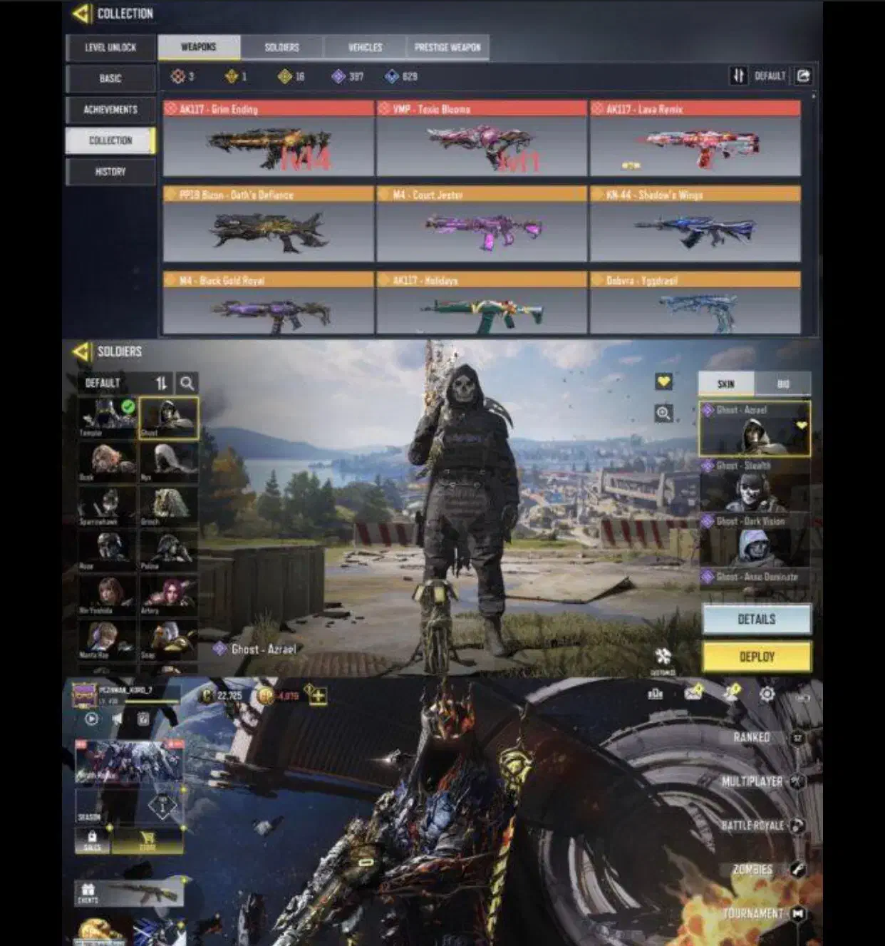 اکانت کالاف هردو ۲۰۰|کنسول، بازی ویدئویی و آنلاین|تهران, شیخ هادی|دیوار