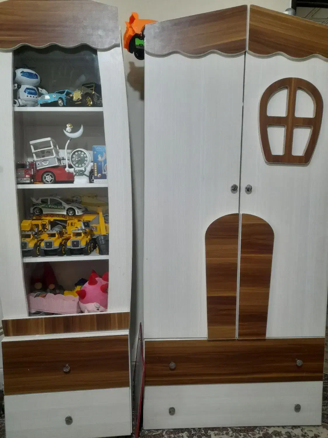 سرویس تخت و کمد وبوفه کودک|تخت و سرویس خواب|همدان, |دیوار