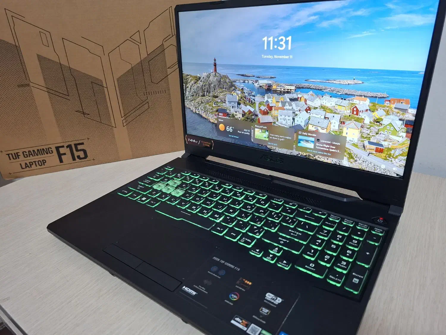 Asus TUF Gaming i5 11400H/ RTX 3050 در حد آکبند|رایانه همراه|تهران, آبشار تهران (دریاچه)|دیوار