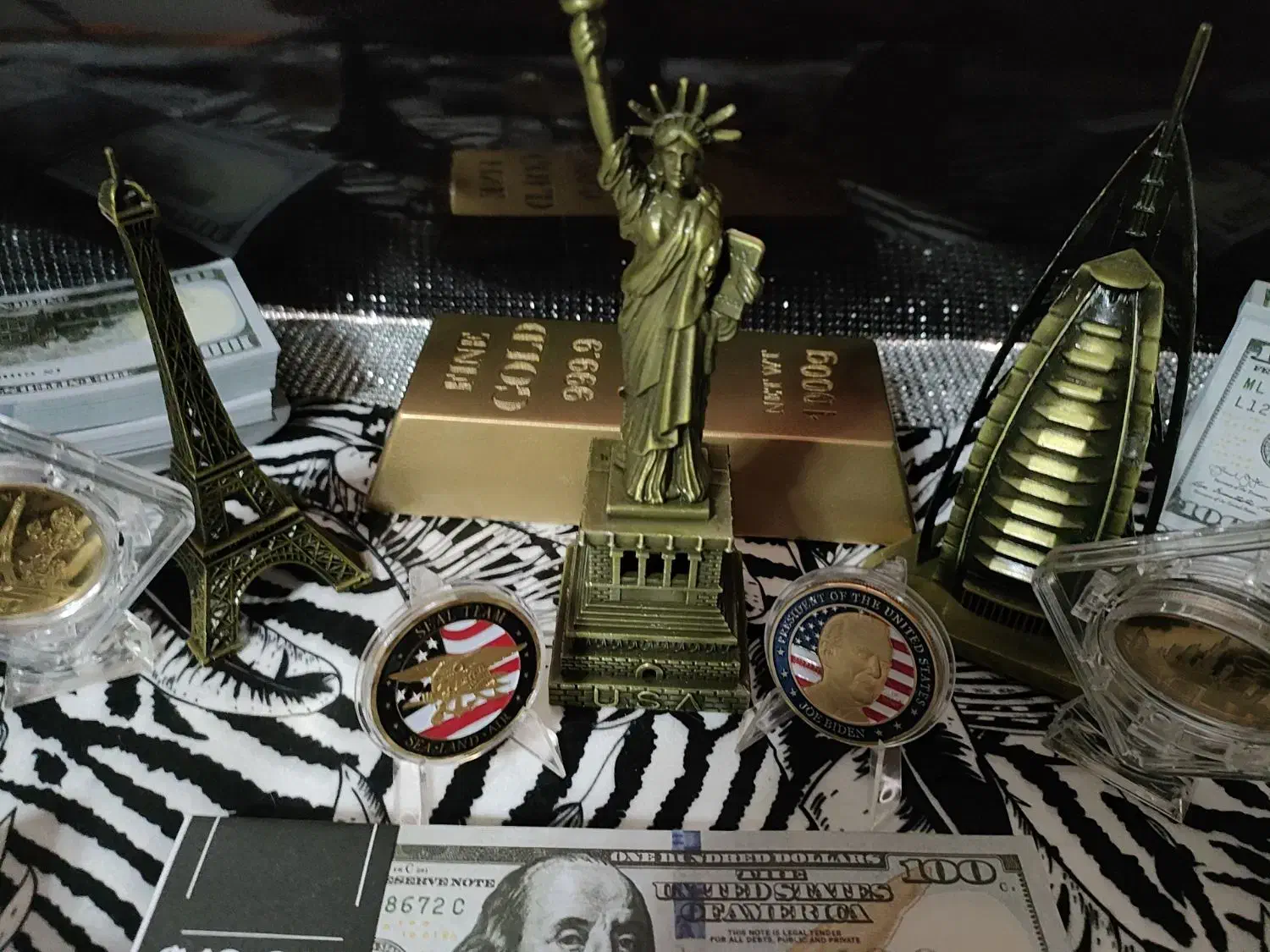 سکه یادبودچالش نیرو هوایی همراه مجسمه ازادی امریکا|کلکسیون سکه، تمبر، اسکناس|تهران, تهرانسر غربی|دیوار