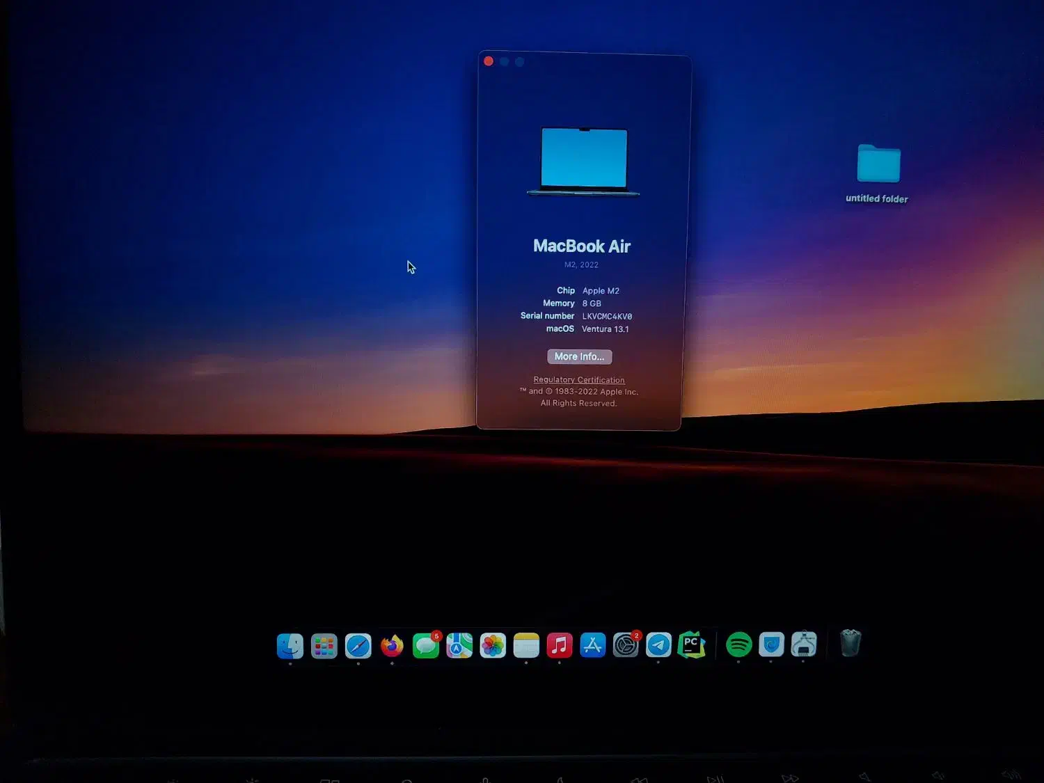 MacBook Air m2 2022/مک بوک ایر m2|رایانه همراه|بیرجند, |دیوار