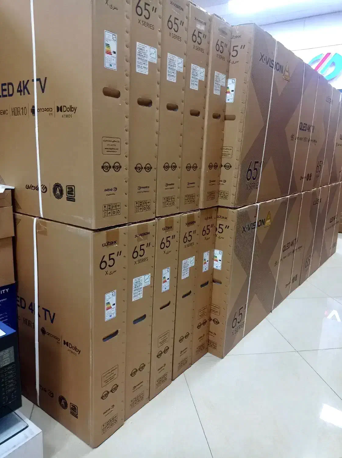 تلویزیون کیو ال ای دی ۶۵ اینچ ایکس ویژن 65X15|تلویزیون و پروژکتور|تهران, امانیه|دیوار