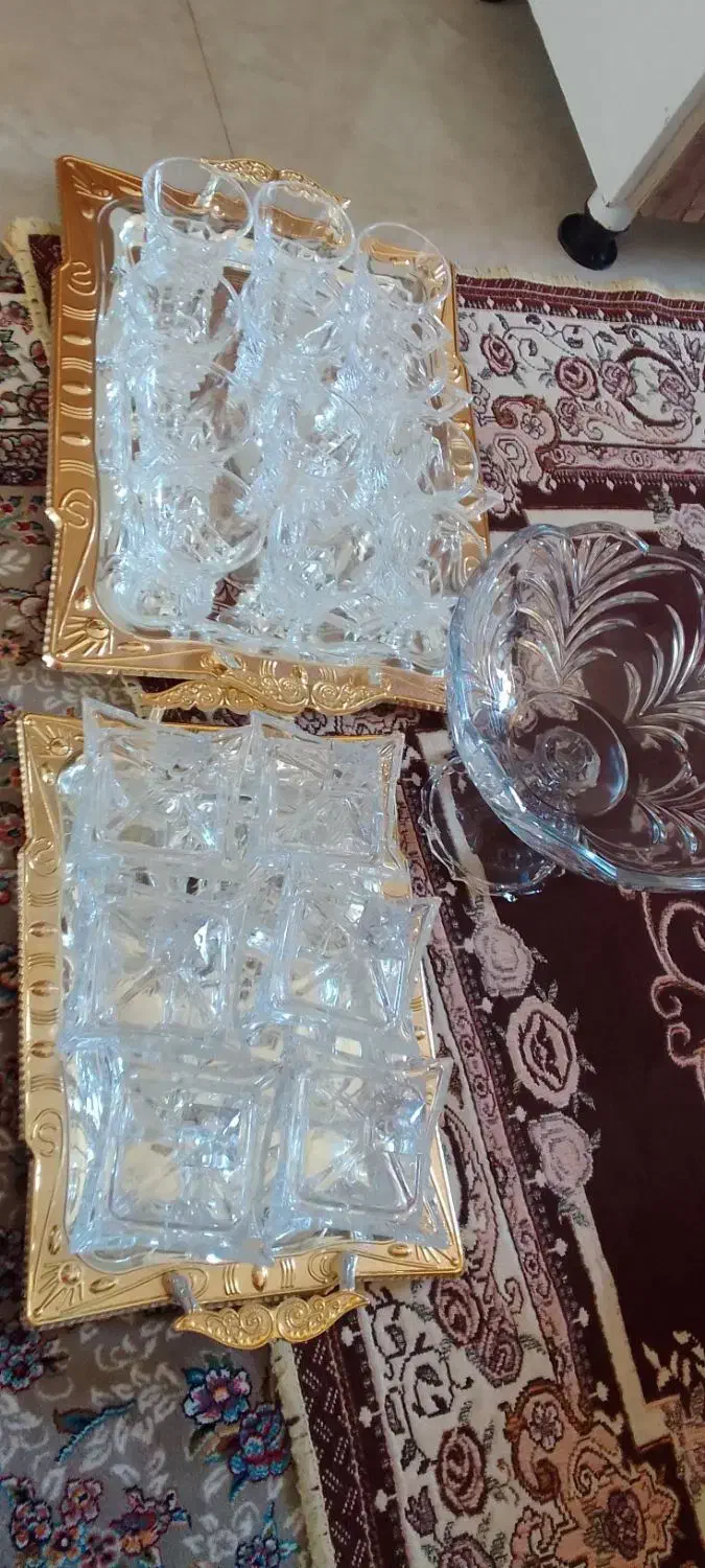 استکان وقندان اصل|ظروف سرو و پذیرایی|سقز, |دیوار