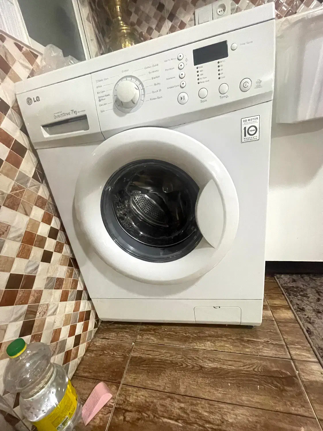 لباس شویی LG هفت کیلویی تمام اتوماتیک|ماشین لباسشویی و خشککن لباس|گرگان, |دیوار