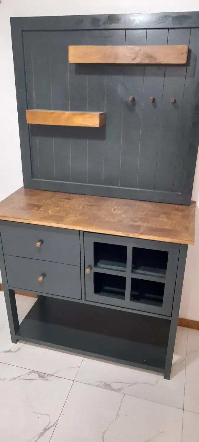 کنسول کافیبار چوبی|بوفه، ویترین، کنسول|رشت, اسماعیل آباد|دیوار