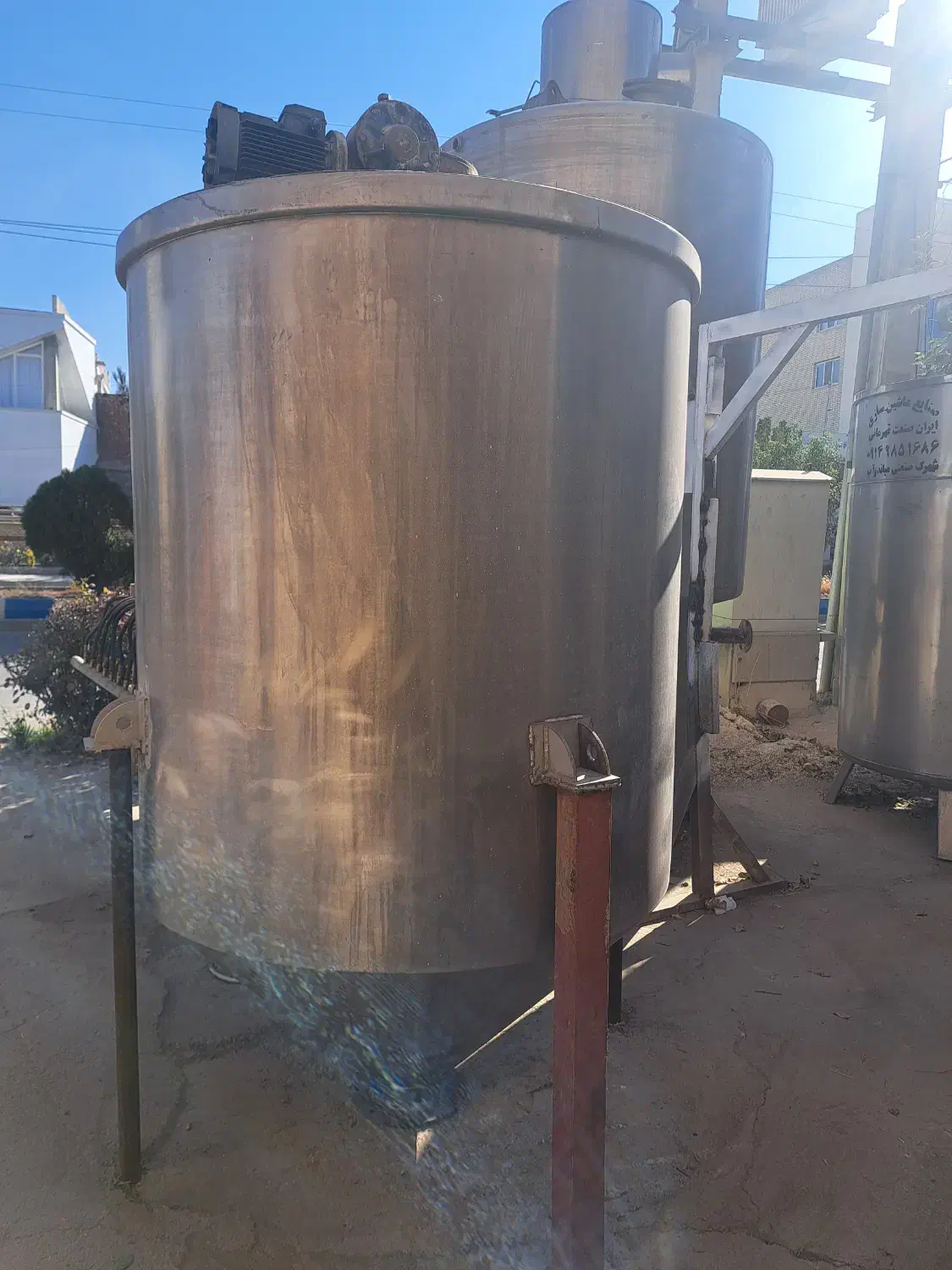 آپارات رنگبر کریستال ریز فیلتر پرس مخزن استیل|ماشینآلات صنعتی|لیلان, |دیوار