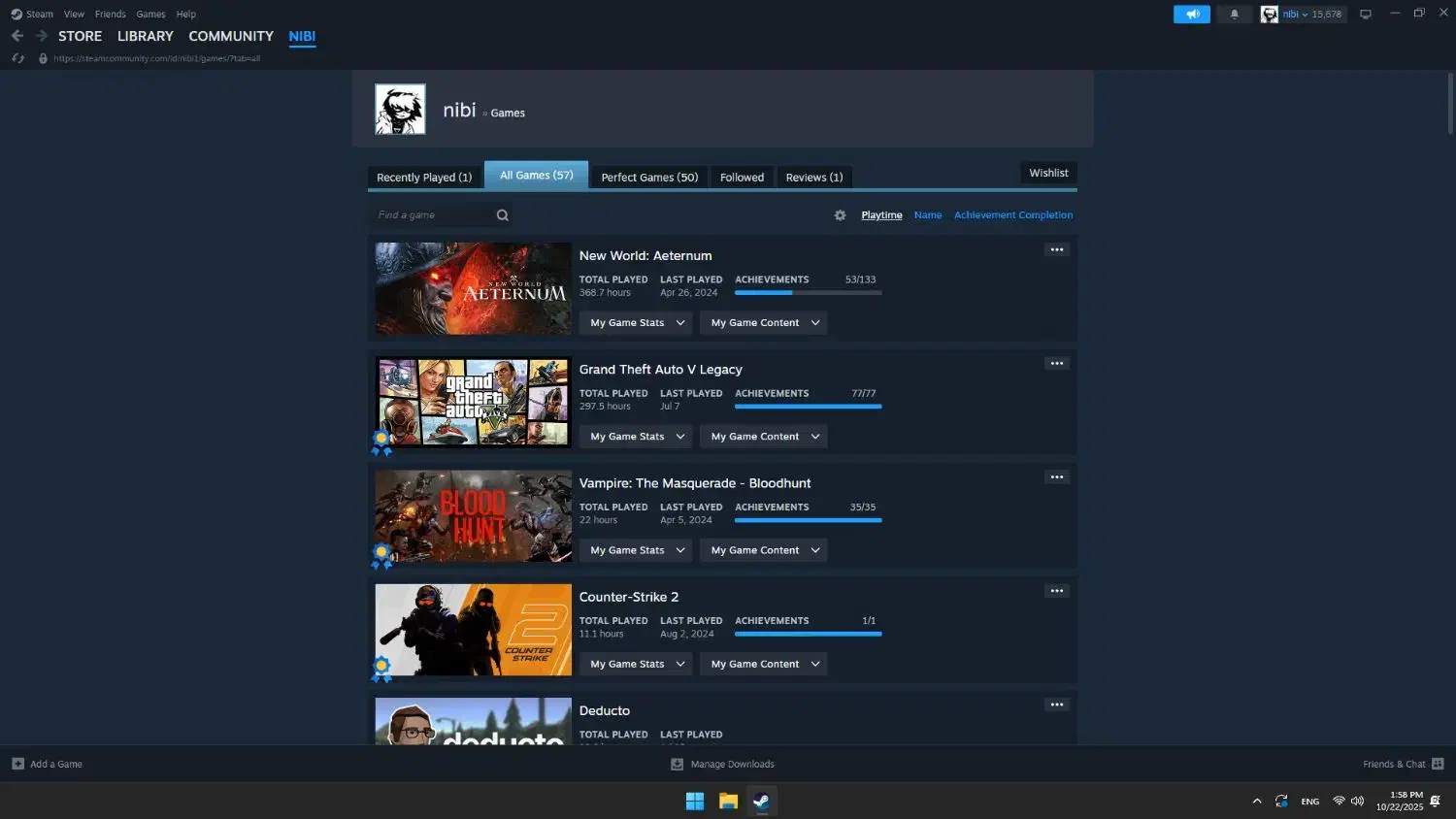 اکانت استبم دارای چند بازی پولی|کنسول، بازی ویدئویی و آنلاین|مشهد, بهمن|دیوار