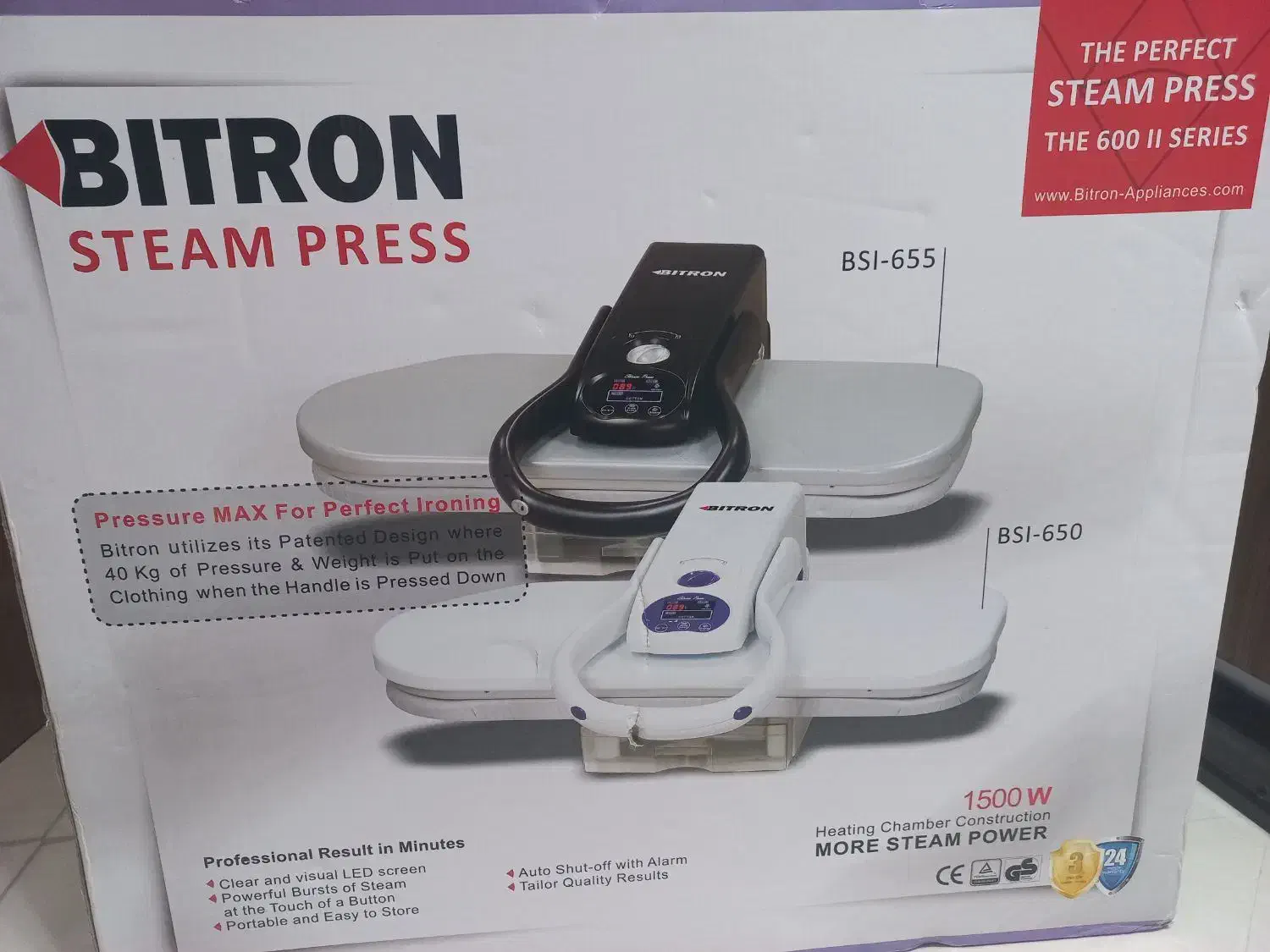 اتو پرس بایترون به همراه پایه تلسکوپی اصلی|اتو و لوازم اتو|اصفهان, مفتح|دیوار