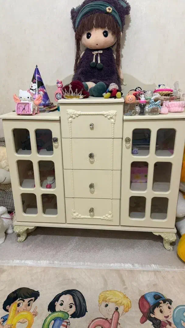 سرویس خواب وکیوم کودک و نوجوان دخترانه|تخت و صندلی بچه|برازجان, |دیوار