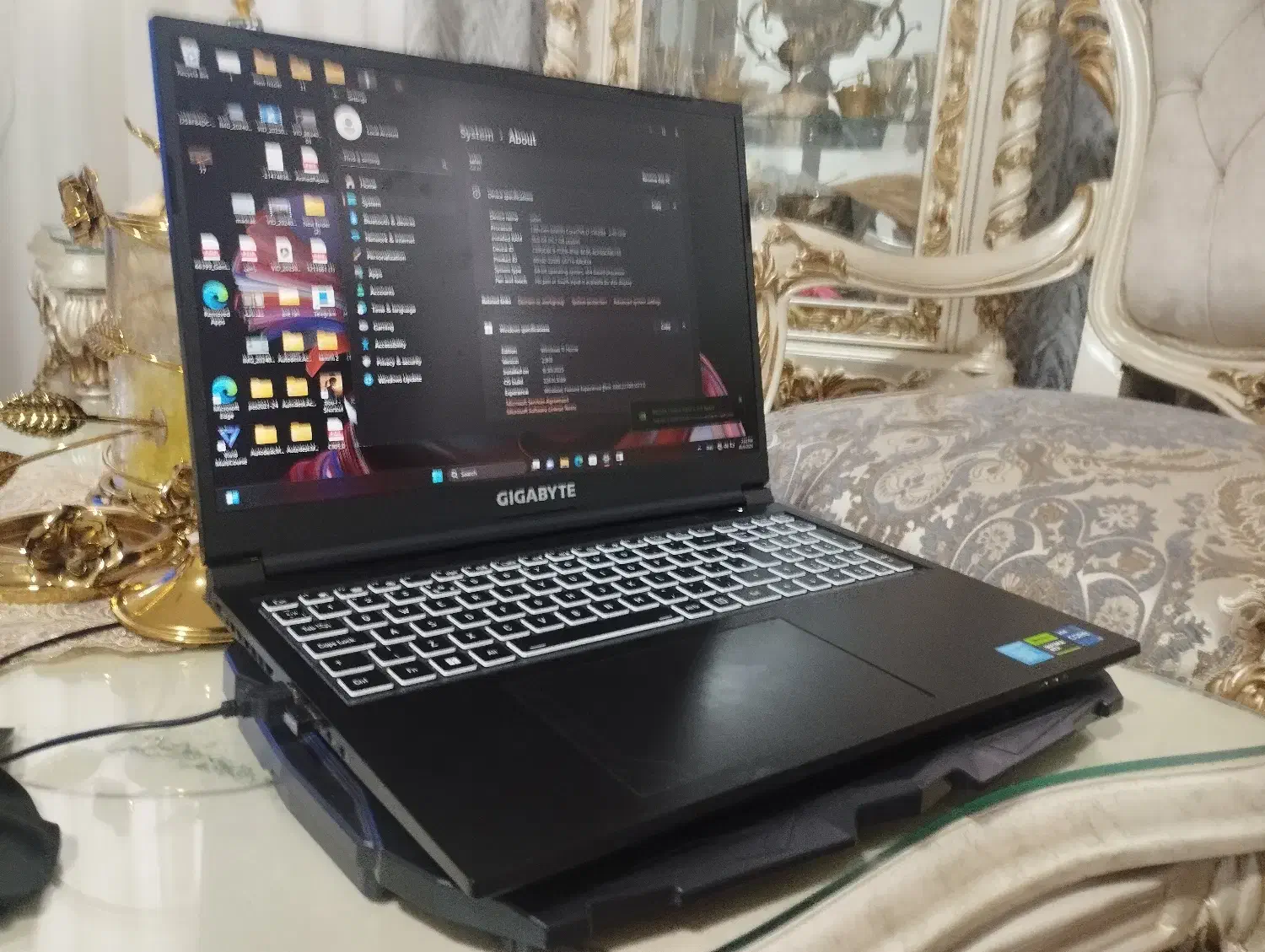 لپتاپ گیمینگ گیگابایت rtx4060|رایانه همراه|رشت, آب و برق|دیوار
