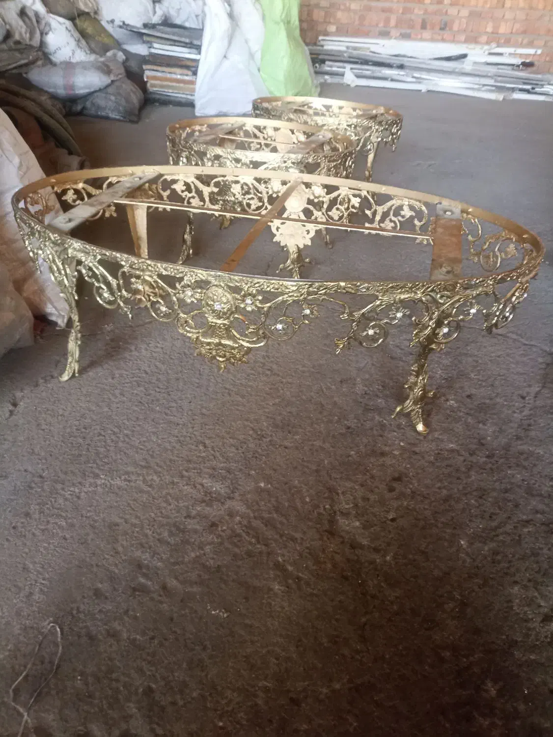 میز عسلی برنجی|مبلمان خانگی و میز عسلی|بستان آباد, |دیوار