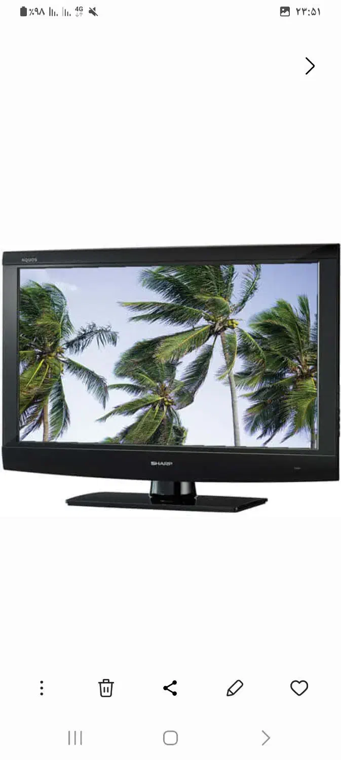 ال سی دی ۳۲ اینچ شارپ|تلویزیون و پروژکتور|شاهینشهر, شهرک میلاد|دیوار