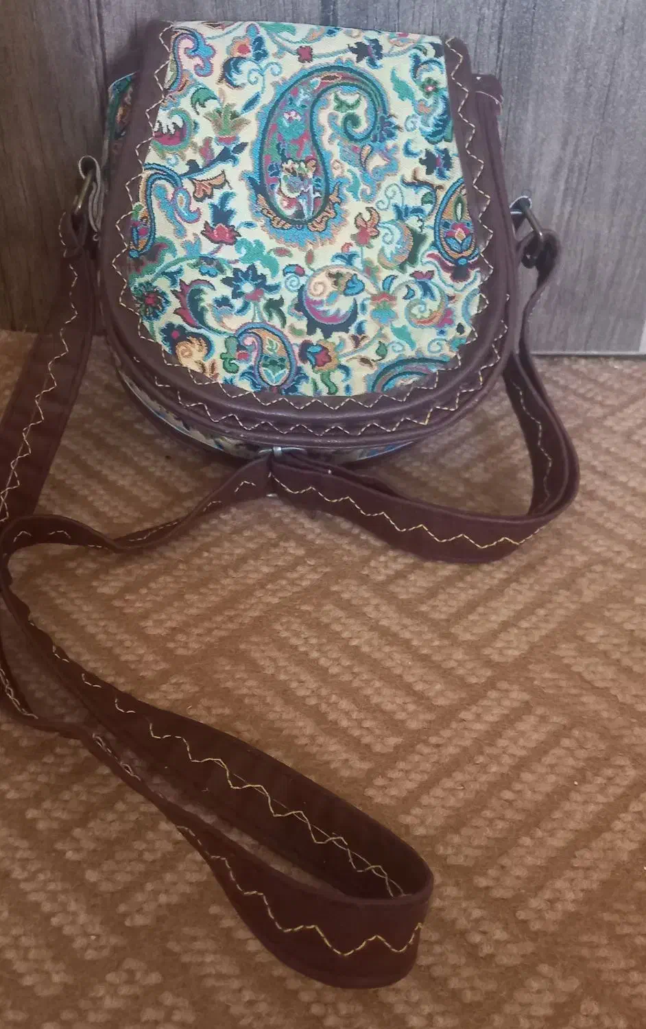 کیف ترمه دستی|کیف، کفش، کمربند|مهریز, |دیوار