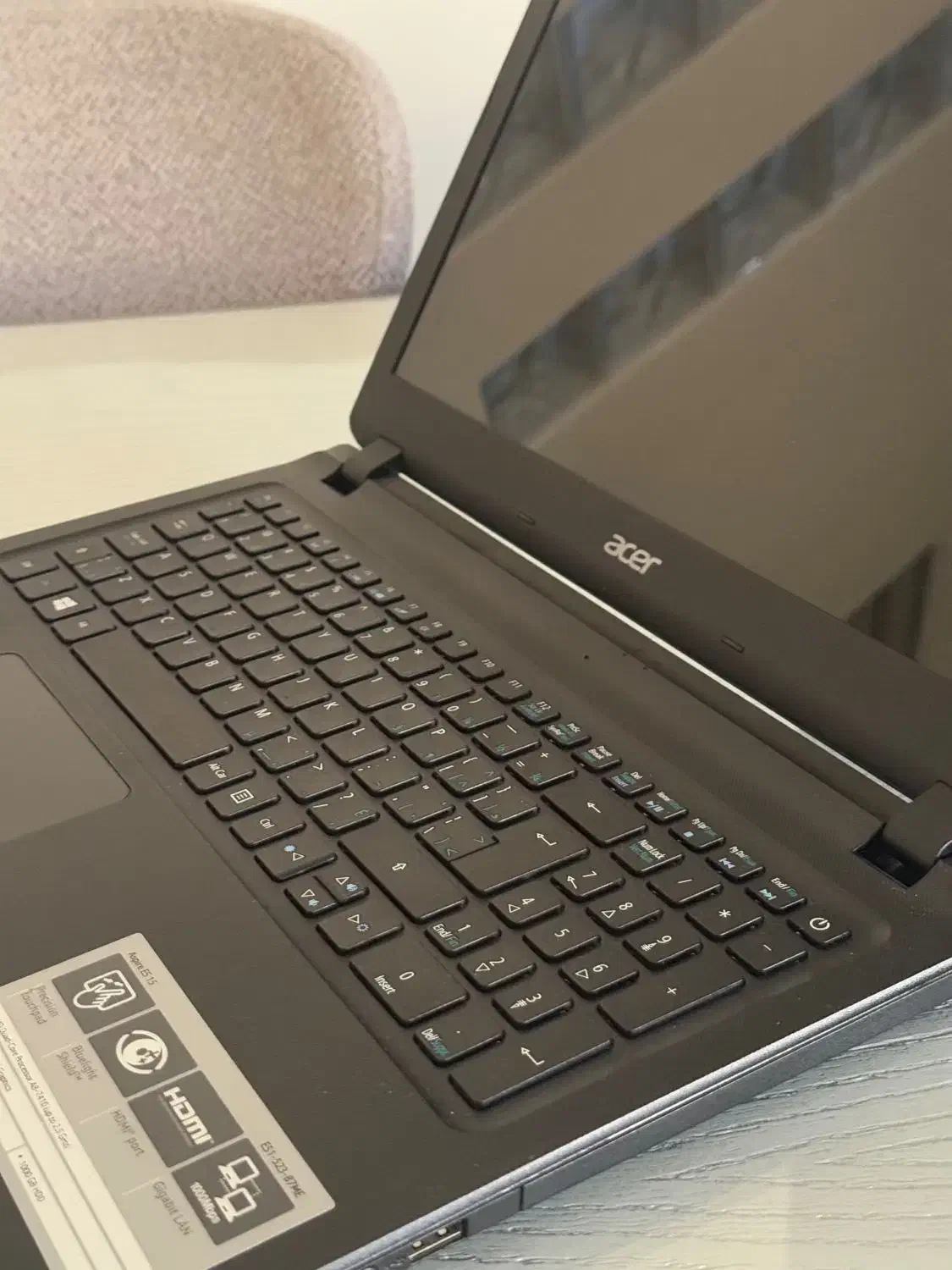 لب تاپ ایسر نسل 7قوی 4هسته ای. نو|رایانه همراه|پرند, فاز ۴|دیوار