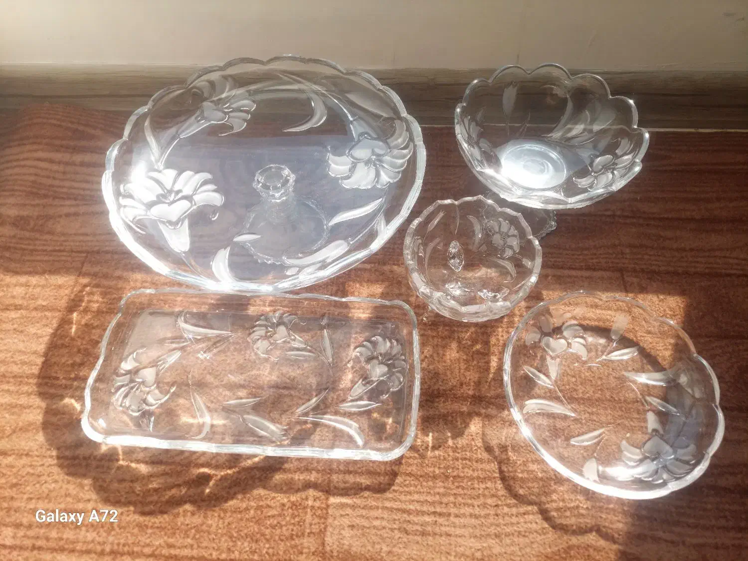 کریستال ۵ تکه در حد نو|ظروف سرو و پذیرایی|تهران, سلسبیل جنوبی|دیوار