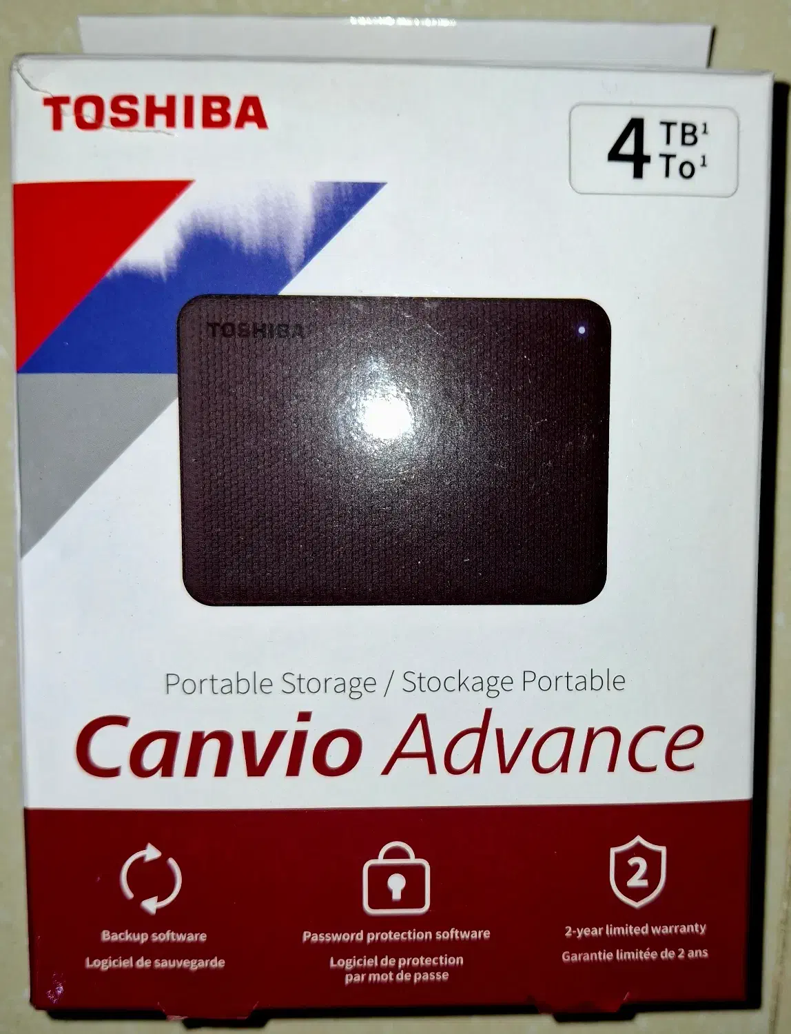 هارد توشیبا 4TB مدل Canvio Advance|قطعات و لوازم جانبی رایانه|تهران, شهرک چیتگر|دیوار