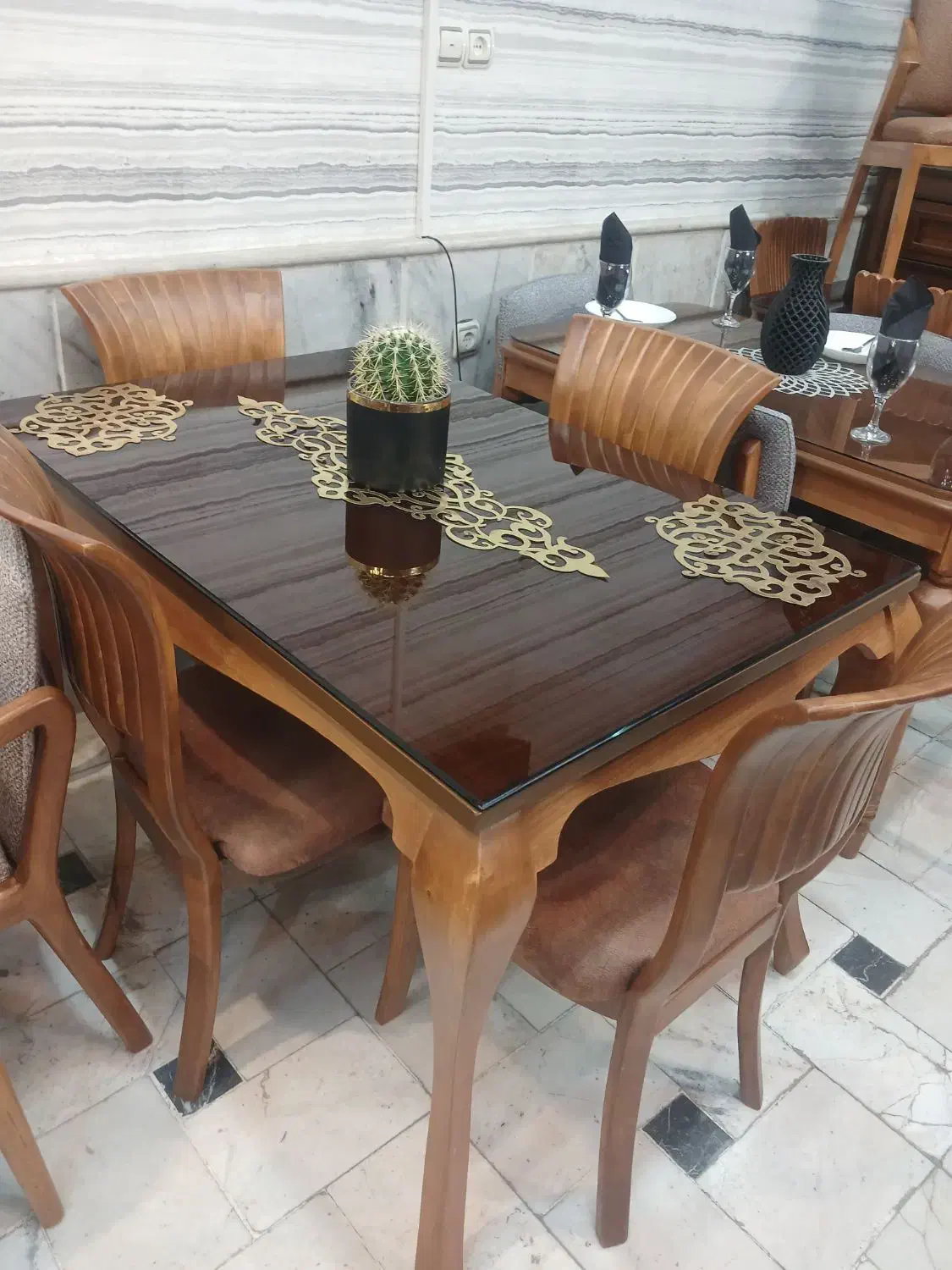 میزنهارخوری مدل پشت ماهی|میز و صندلی غذاخوری|مشهد, ولیعصر (شهرک غرب)|دیوار