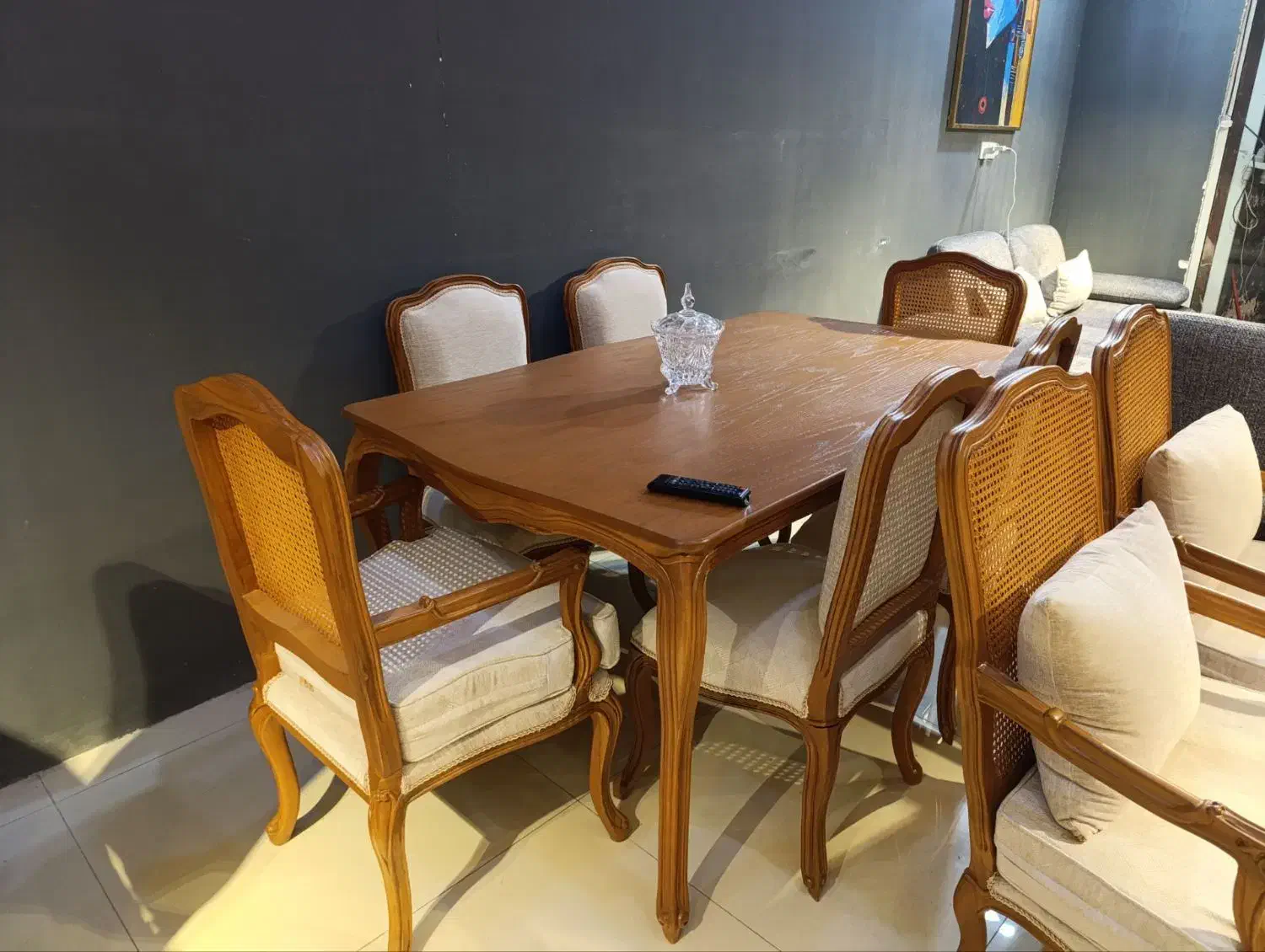 ست ناهارخوری فرانسوی راش در رنگبندی انتخابی|میز و صندلی غذاخوری|مشهد, شایه|دیوار