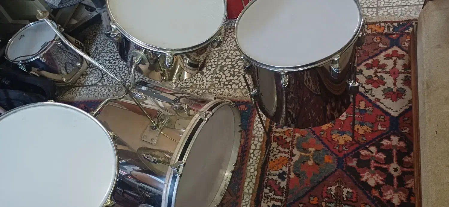 درام تمام استیل فقط ۴ تا طبل|درام و پرکاشن|اصفهان, سرشبادران|دیوار