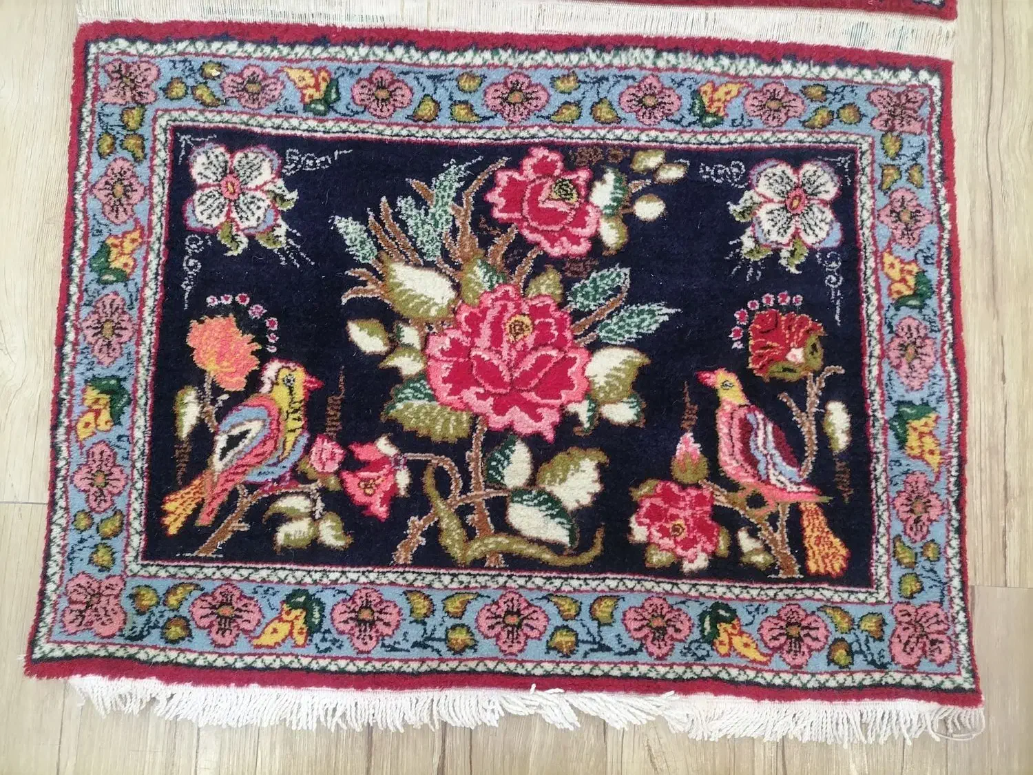 قالی گل و بلبل|فرش|سنندج, |دیوار