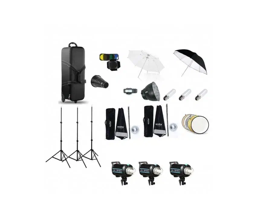 کیت فلاش استودیویی ۲۰۰ ژول|دوربین عکاسی و فیلمبرداری|زنجان, |دیوار